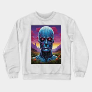 Robot Dreamscape Crewneck Sweatshirt